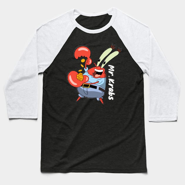 Mr Krabs in Crypto Baseball T-Shirt by StoreEpic